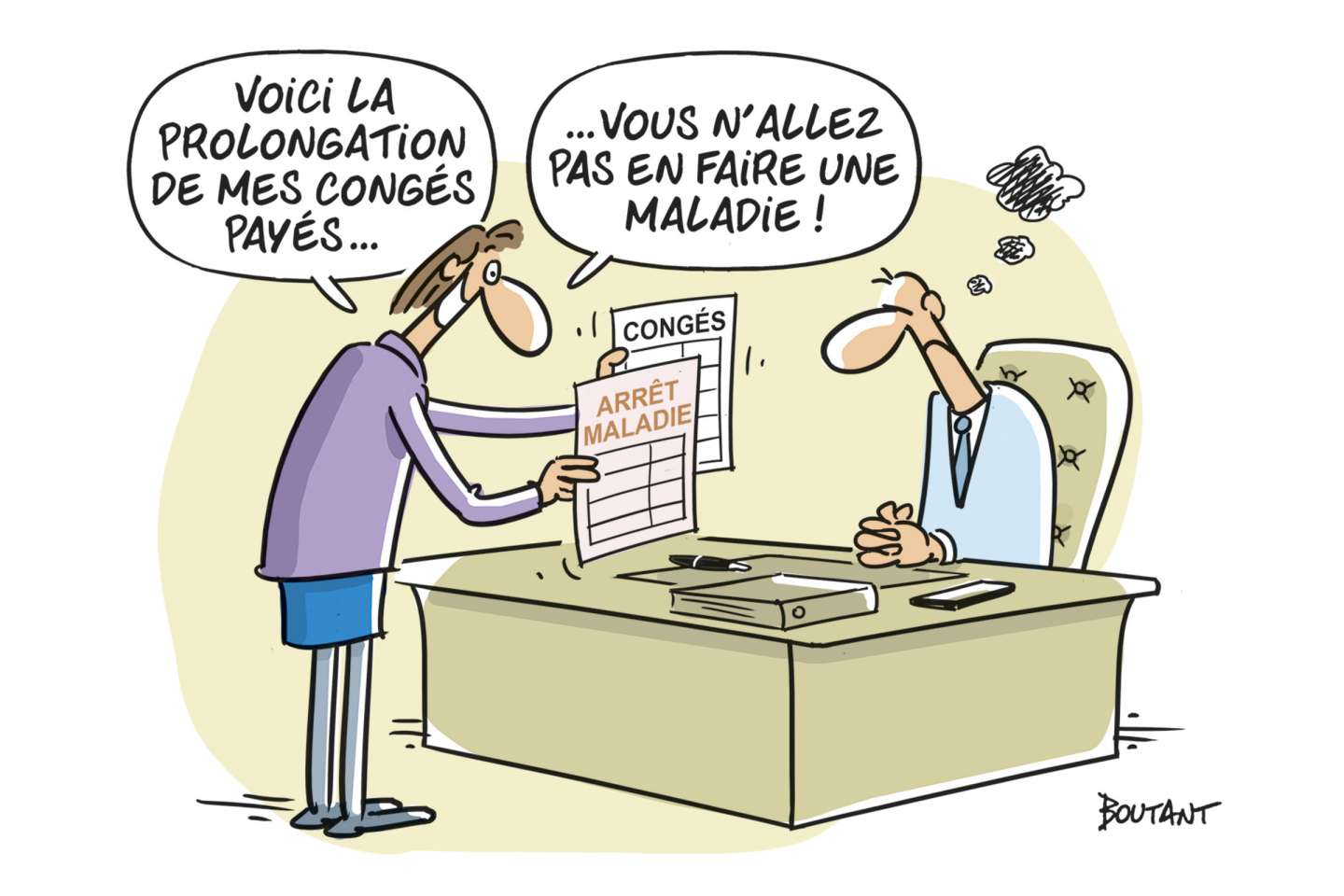 Arrêt maladie pendant les congés payés