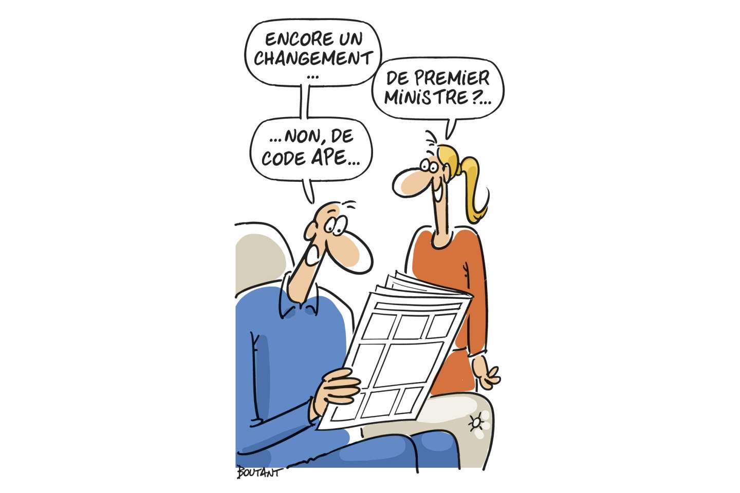 Changement des codes APE