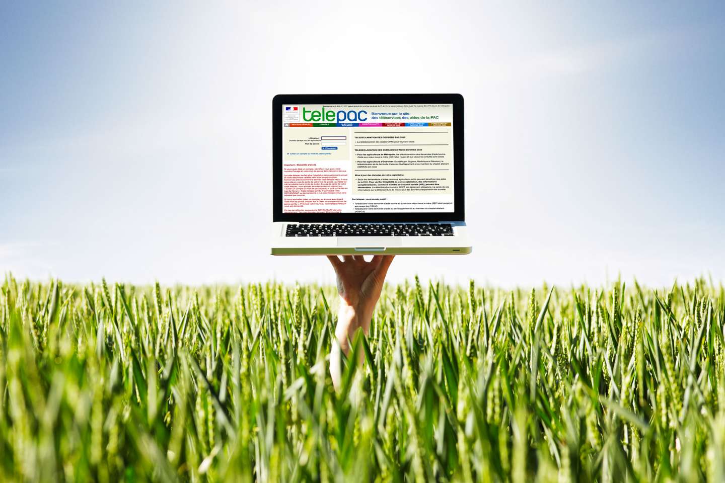 Exploitants agricoles : les modalités d’accès à Telepac sont simplifiées