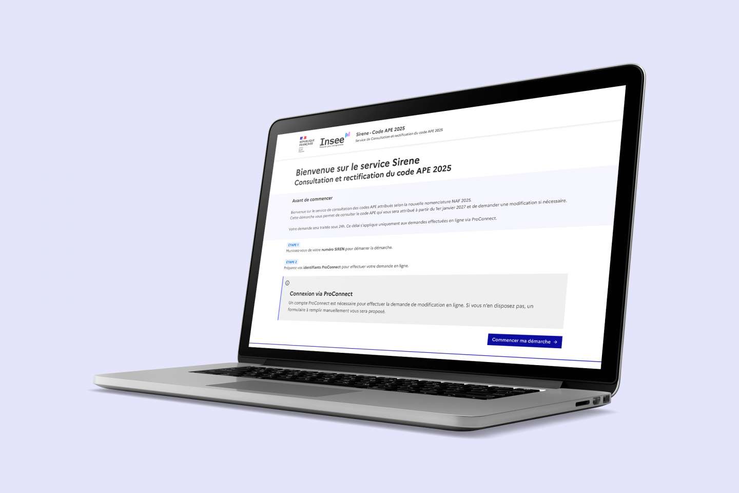 Prenez connaissance de votre nouveau code APE !