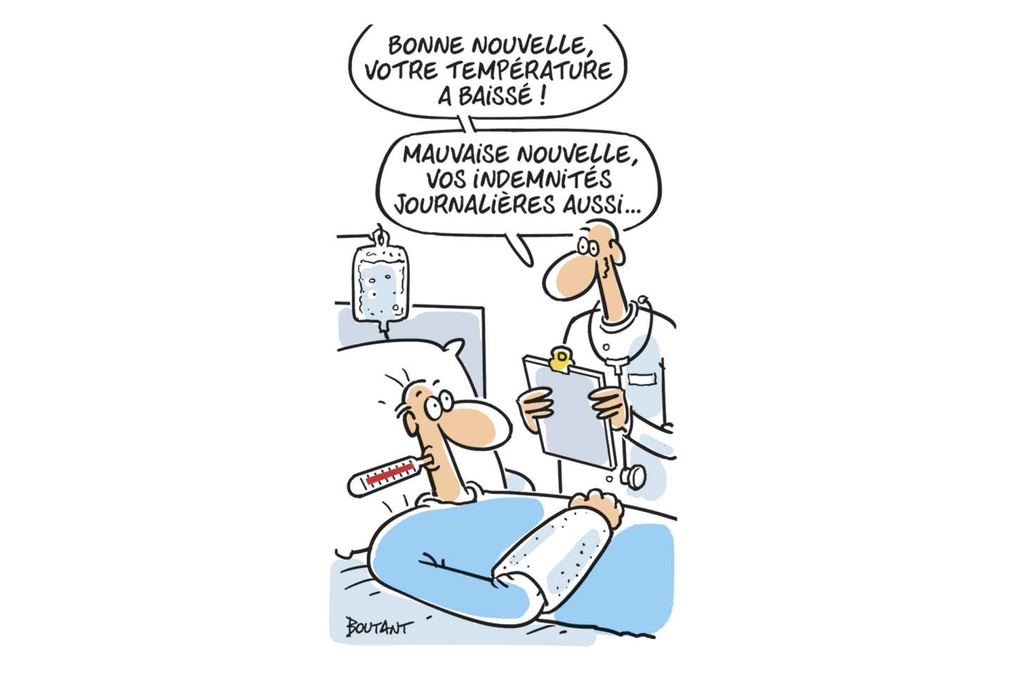 Baisse des indemnités journalières