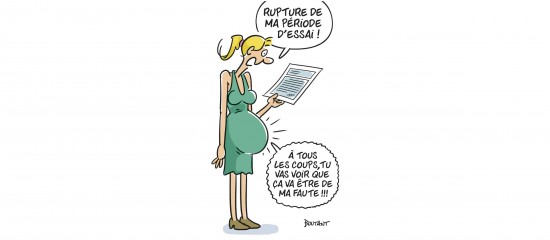 Rupture de la période d’essai d’une salariée enceinte